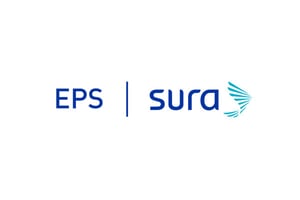 Logo de Sura EPS, servicios de salud.